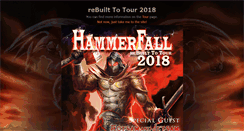 Desktop Screenshot of hammerfall.net