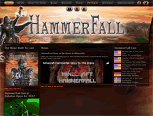 Tablet Screenshot of hammerfall.net